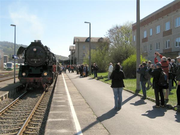 Vor der Abfahrt in Meiningen, ©Stefan Scholz